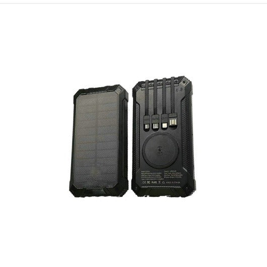 Wireless Solar Power Bank Charger