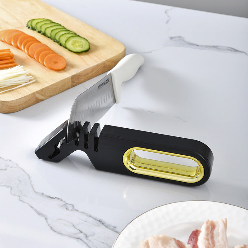 4-in-1 Stone Manual Grinder for Kitchen Knives