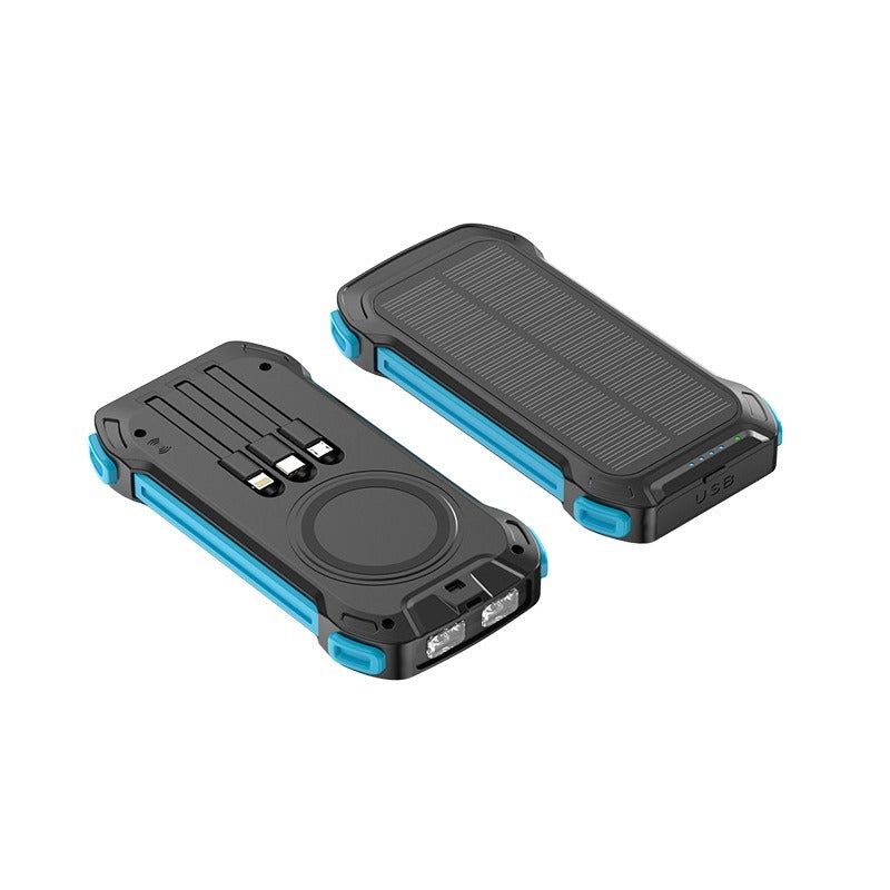 Wireless Solar Power Bank Charger