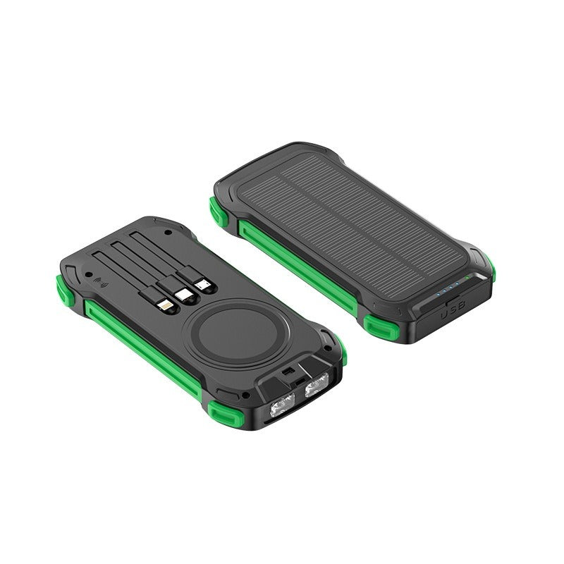 Wireless Solar Power Bank Charger