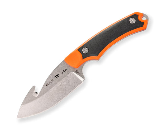 Buck Knives 664 Alpha Hunter Select Fixed Blade Hunting Knife with Guthook Orange
